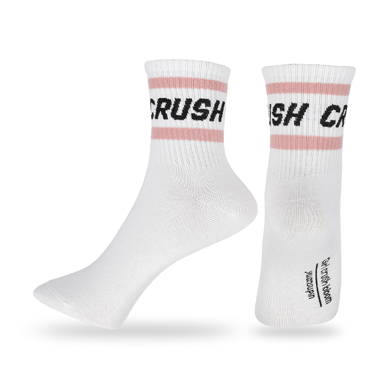 Șosete unisex clasice în dungi cu design cu litere