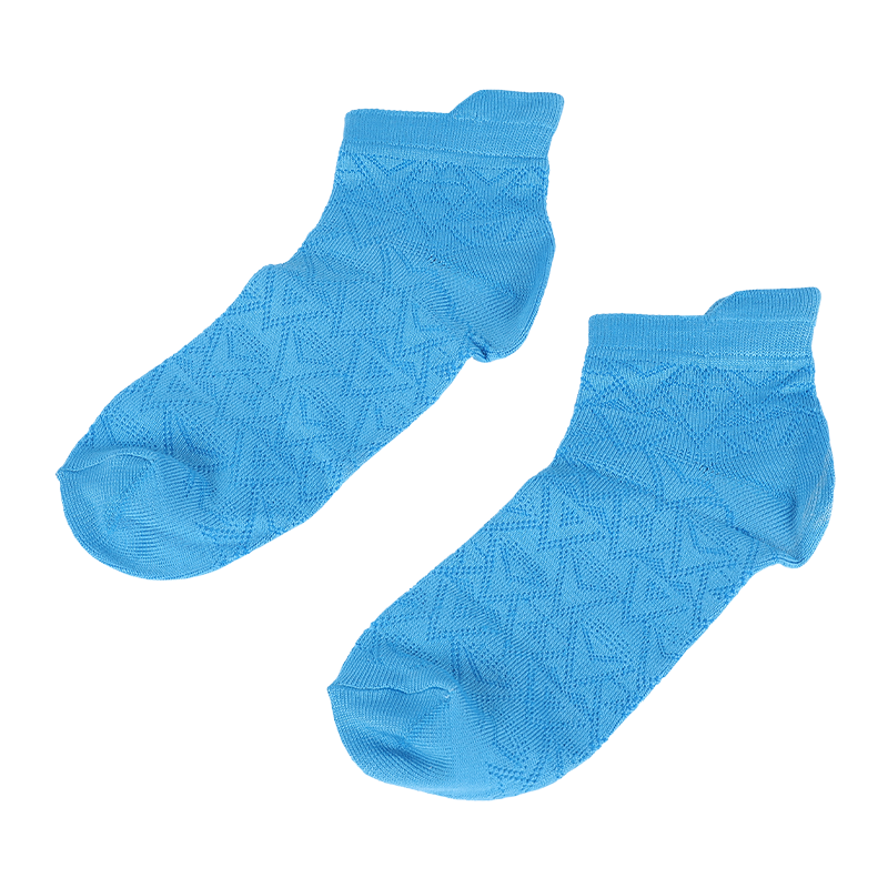 Șosete adidași de damă super moi din microfibră din nailon cu model argyle