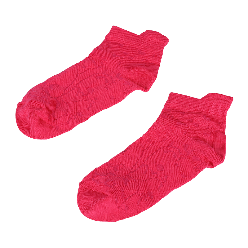 sosete de la gleznă adidași cu model floral din microfibră super moale pentru femei