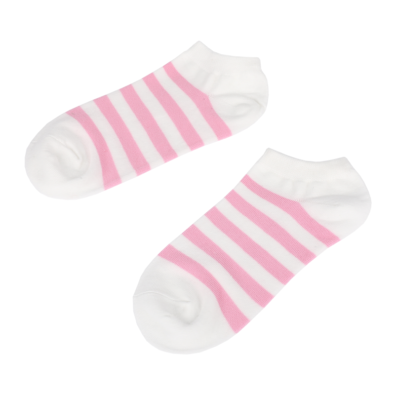 Comerț cu ridicata personalizat pentru femei, cu dungi clasice, care leagă șosete invizibile fără sudură, adidași, decoltate la gleznă