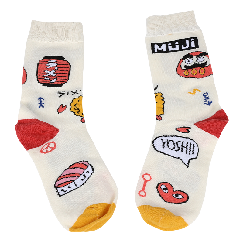 Potriviți-vă cu estetica colecției dvs. de îmbrăcăminte unisex cu desene animate și șosete casual pentru echipaj, care sunt fabricate din bumbac de înaltă calitate, astfel încât șosetele sunt moi, confortabile, durabile, respirabile și calde.