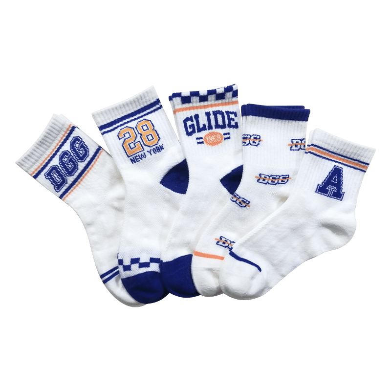 Sosete sport de lungime mijlocie pentru copii Letters